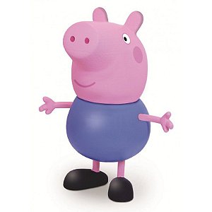 Brinquedo George Pig 13cm Vinil Peppa Pig Elka SEM CAIXA