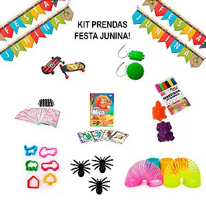 Kit Prendas Brinde Para Festa Junina Brinquedos Divertidos