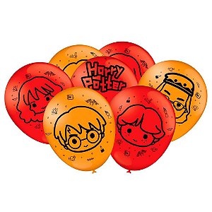 Balão Harry Potter Kids 50un Bola Bexiga Tam 9 - Festcolor