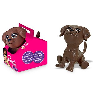 Brinquedo DJ Mini Pet na casinha da Barbie - Marrom