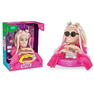 Barbie Extra Styling Head C/ Acessórios Penteados