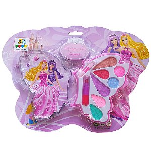 Maquiagem para bonecas Infantil Sombra e batom - Jr Toys