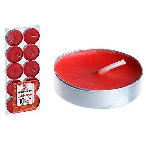 10 Velas Aromáticas Art Essence Cheiro de Morango
