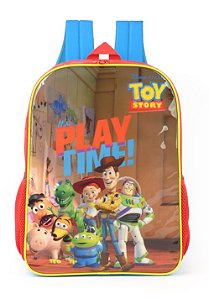 Mochila de Costas Personagens Toy Story Vermelha - Luxcel