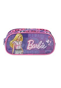 Estojo Escolar Barbie Fashion Violeta - Luxcel