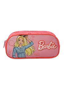 Estojo Escolar Barbie Fashion Vermelho - Luxcel