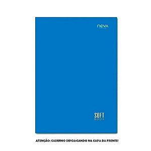 Caderno Brochura Azul Soft Book 48 Folhas AVARIA