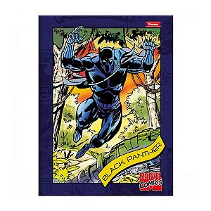 Caderno Brochura Pantera Negra 80F Marvel Comics - Foroni