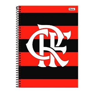 Caderno Universitário Flamengo 160F 10 Materias - Foroni