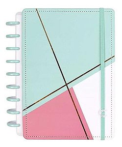 Planner It Yourself Acqua Glam Médio - Caderno Inteligente