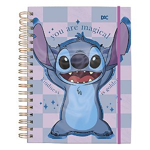 Caderno Smart Universitário Disney Stitch 80 folhas DAC 4074