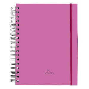 Caderno Smart Universitário Vision Rosa 80 folhas DAC 3996