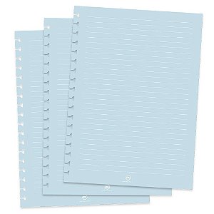 Refil de Folhas Azul para Caderno Smart Colegial DAC 4072RE