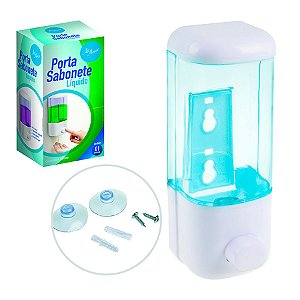 Porta Sabonete Líquido 600ml P/ Parede - Zein
