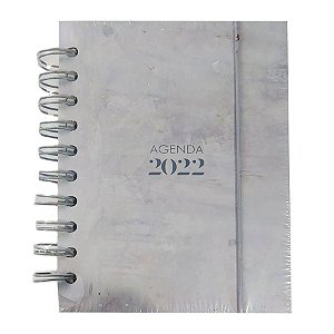 Agenda Espiral 2022 Marmore 176 folhas A6