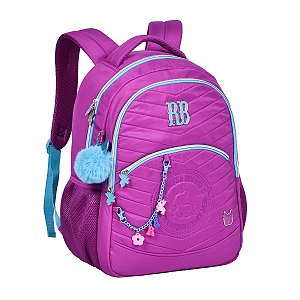 Mochila Oficial Costas Rebecca Bonbon Roxo c/ 2 Chaveiros