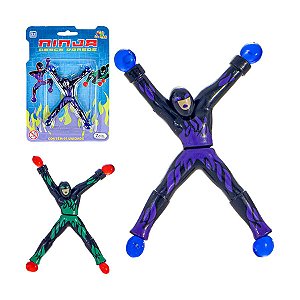Brinquedo Ninja Desce Parede Divertido - Cores