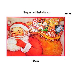 Tapete p/ Porta Natalino Decoração Natal 58x38cm MOD 3