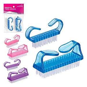 Escova Para Unhas Mãos e Pés Limpeza c/ 2 Peças