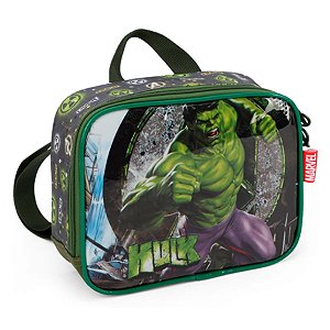 Lancheira Térmica Hulk Marvel Escolar Verde - Luxcel