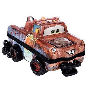 Mochila 3D de Rodinhas Tow Mater Disney Carros Marrom