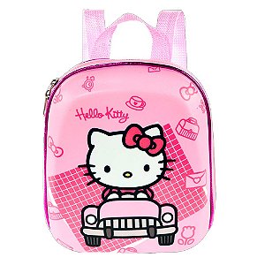 Lancheira Infantil Escolar Hello Kitty - Rosa