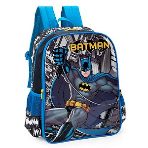 Mochila de Costas Escolar Batman Azul - Luxcel