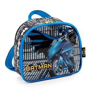 Lancheira Térmica Batman Escolar Azul - Luxcel