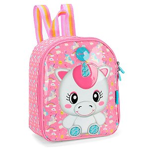 Lancheira Térmica Unicornio Pink Escolar Passeios - Luxcel