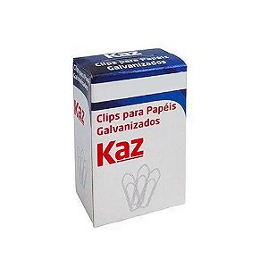Clips para Papéis Galvanizados 2/0 100Un - Kaz