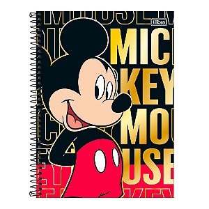 Caderno Espiral Mickey Mouse 10 Matérias 160F - Tilibra