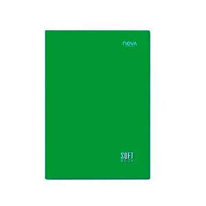 Caderno Brochura Verde Soft Book 48 Folhas Pequeno