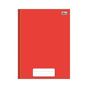 Caderno Brochura Vermelho 80 Folhas Pequeno - Tilibra
