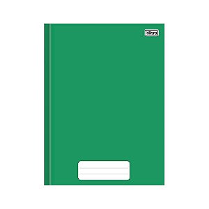 Caderno Brochura Verde 80 Folhas Pequeno - Tilibra