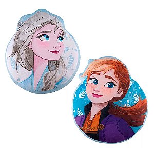 Kit Almofadas Elsa e Anna Frozen Macias Divertida Decorativa