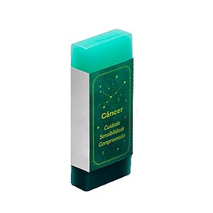 Borracha Signo Câncer c/ Degrade Frases Verde - Tris