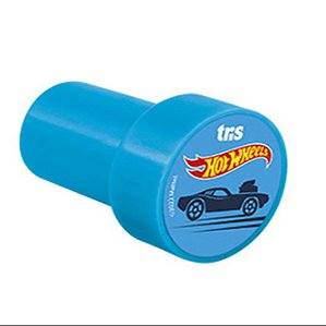 Carimbo Escolar Hotwheels Pedagógicos Azul Claro 1un