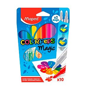 Canetinha Hidrográfica Color'Peps Magic Kit com 10 - Maped
