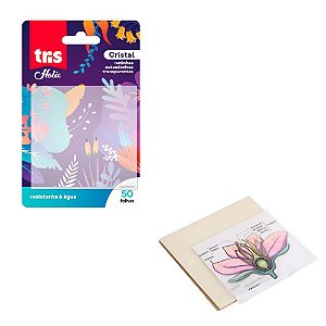 Notas Autoadesivas Cristal Holic Garden C/ 50 Fls – Tris