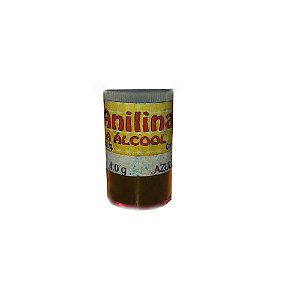 Anilina a Álcool Azul 4g - 1un
