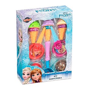 Kit Sorveteria Atividades Disney Frozen Ana e Elsa - Toyng