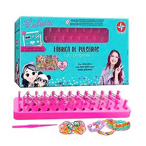 Brinquedo Fábrica de Pulseiras Luluca com Pingente - Estrela