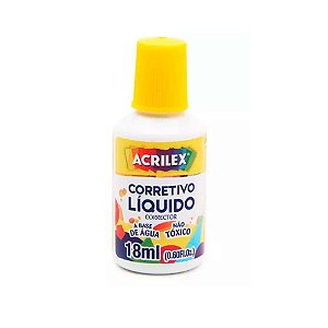 Corretivo Líquido 18ml 1un - Acrilex