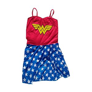 Fantasia Infantil Vestido Maravilha Feminina - M