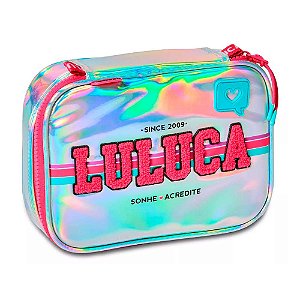Estojo Box Escolar Holográfico Luluca Lulike Avaria - Clio