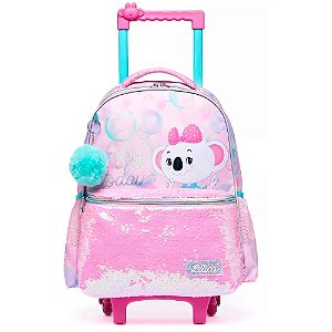Mochila Rodinhas Lilica Ripilica Bubble Rosa - AVARIA