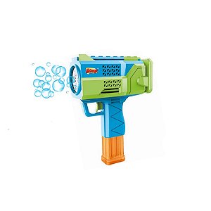 Super Pistola Azul de Bolhas com Luz - Zoop Toys