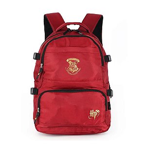 Mochila de Costas Harry Potter Hogwarts Vinho - Luxcel