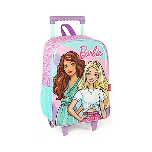 Mochila de Rodinhas Barbie Style Pink - Luxcel