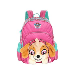 Mochila de Costas 3D Patrulha Canina Skye Rosa  - Luxcel